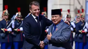 Prabowo Disambut Militer Prancis di Élysée, Macron Gelar Pertemuan Eksklusif