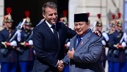 Prabowo Disambut Militer Prancis di Élysée, Macron Gelar Pertemuan Eksklusif