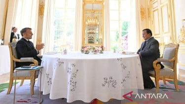 Bertemu Empat Mata dengan Macron, Ini Agenda yang Dibawa Prabowo