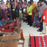 BNPP RI Tingkatkan Daya Saing Tenun Ikat Belu, Asah SDM dan UMKM Perbatasan di PLBN Motaain