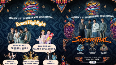 Superthai Akan Tampil Pekan Ini di Festival Songkran di Jakarta, Simak Informasi Penting Berikut