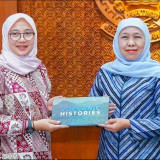 Gubernur Khofifah Terima Bupati Banyuwangi dan Bondowoso di Grahadi, Berkomitmen Dukung Revalidasi UNESCO Global Geopark