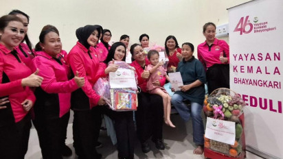 Bocah Stunting Asal Nias Selatan Dijenguk YKB Sumut, Dapat Dukungan Moral dan Bantuan