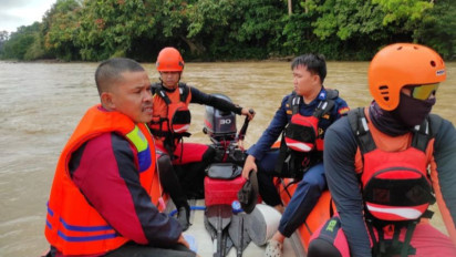Tim SAR Palembang Cari Bocah 11 Tahun yang Hanyut di Sungai Rawas