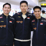 Deg-degan Tapi Optimistis, Sabar/Reza Antusias Sambut Piala Thomas Perdana