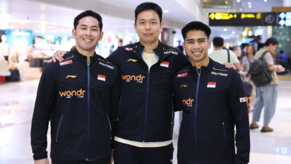 Deg-degan Tapi Optimistis, Sabar/Reza Antusias Sambut Piala Thomas Perdana