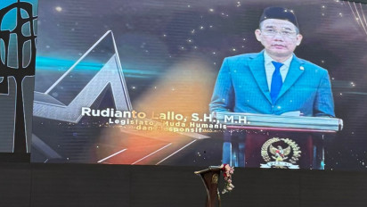 Legislator NasDem Rudianto Lallo Sabet KWP Award 2026: Jadi Pengingat untuk Terus Perjuangkan Aspirasi