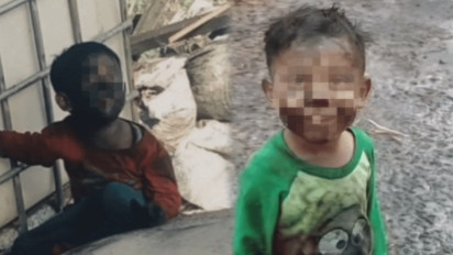 Kisah Haru Azil, Bocah Cemong Pengantar Angsuran Bantu Ibu Bekerja di Pabrik Arang Demi Bayar Cicilan Viral