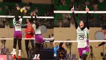 Monster Block dari Putri Solo, Shindy Sasgia Jadi Tembok Kokoh Jakarta Pertamina Enduro di Final Four Proliga 2026