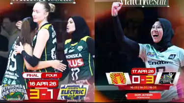 Permintaan Fans Jadi Nyata! Duel Jakarta Pertamina Enduro vs Gresik Phonska Resmi Terwujud di Final Four Proliga 2026