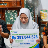 BPJS Ketenagakerjaan Penuhi Hak Beno Prasetio yang Wafat dalam Kecelakaan Kerja