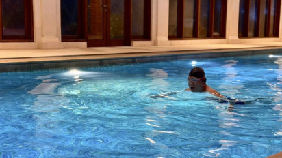 Prabowo Awali Sabtu Pagi dengan Berenang, Lanjut Pimpin Retret Ketua DPRD ke Magelang
