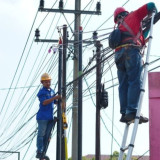 Wujudkan Perkotaan Estestis, Pemkab OKI Tata Kabel Semrawut