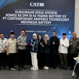 DPR Tinjau Proyek Baterai MIND ID, Dorong Hilirisasi Nikel untuk Transisi Energi