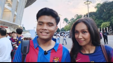 Pertama Kali Nonton di GBK, Fans Garis Keras Barcelona Ini Tak Sabar Saksikan Aksi dari Martin Montoya
