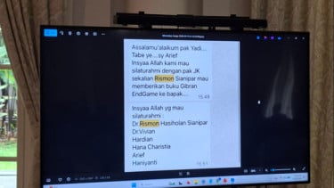 Jusuf Kalla Pamer Isi Chat Rismon Sianipar Minta Bertemu hingga Bawa Buku Gibran EndGame: Saya Tolak