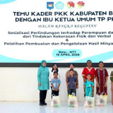 Kunjungi Belu NTT, Ketum TP PKK Tri Tito Karnavian Dorong Perlindungan Perempuan dan Anak terhadap Kekerasan