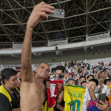 Rivaldo dan Keisuke Honda Kompak Unggah Foto Pakai Musik  Jedag-jedug  Ala TikTok Indonesia Usai Main di Clash of Legends
