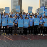 Respons Kegaduhan di Medsos, Puluhan Pemuda Kampanyekan #JagaIndonesia di CFD
