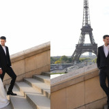 Potret Jennifer Coppen dan Justin Hubner Foto Prewedding Berlatar Menara Eiffel, Romantis Banget!