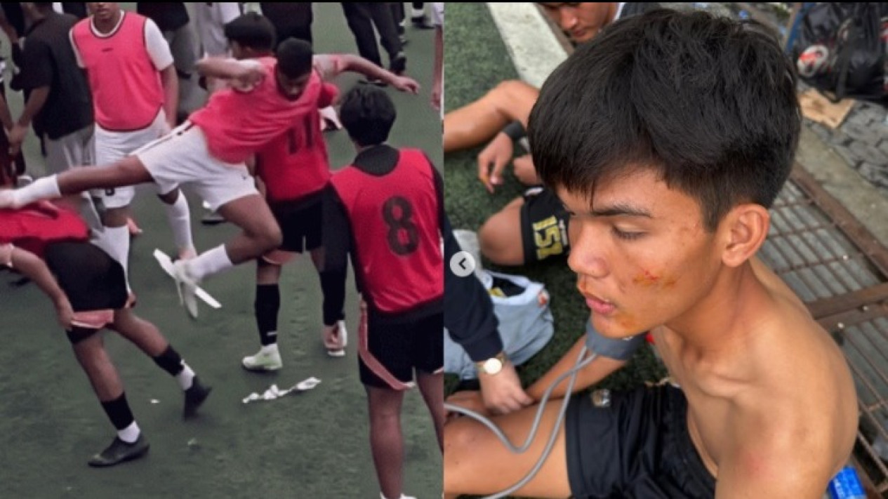 Viral! Pemain Bhayangkara FC Layangkan Tendangan Kungfu ke Wajah Penggawa Dewa United di EPA Super League U-20
            - galeri foto