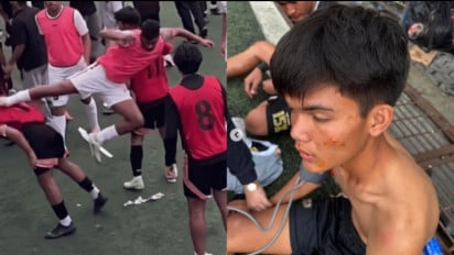 Viral! Pemain Bhayangkara FC Layangkan Tendangan Kungfu ke Wajah Penggawa Dewa United di EPA Super League U-20