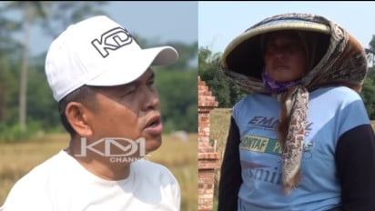 Meski Kakinya Remuk, Kuli Potong Padi Ini Tetap Semangat Cari Nafkah hingga Dapat Apresiasi Dedi Mulyadi