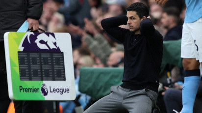 Arsenal Makin Tertekan di Puncak Klasemen Liga Inggris, Mikel Arteta Sebut Erling Haaland Beruntung