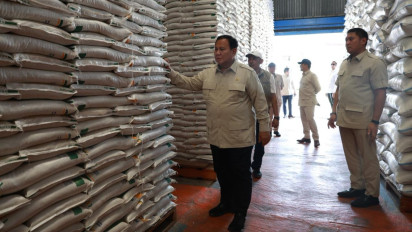 Prabowo Sidak Gudang Bulog, Pemuda Tani Indonesia Apresiasi Rekor Tertinggi Cadangan Beras Pemerintah