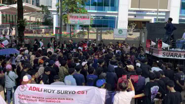 Aksi Unjuk Rasa di Kejati, Minta Proses Hukum yang Seret Roy Suryo Segera Dilakukan