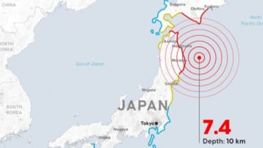 Jepang Diguncang Gempa M 7,4, Kemlu Pastikan Kondisi WNI Aman