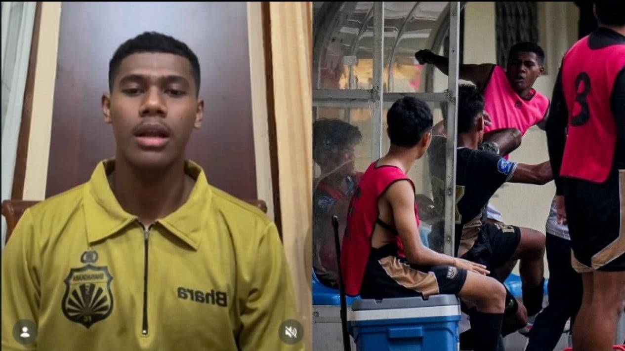 Baru Didepak Timnas Indonesia U-20, Kini Giliran Sponsor Pilih Pisah Jalan dengan Fadly Alberto Usai Insiden Tendangan Kungfu
            - galeri foto