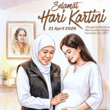 Peringati Hari Kartini 2026, Gubernur Khofifah Ajak Bergerak Bersama Turunkan Angka Kematian Ibu