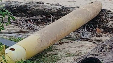 Benda Mirip Rudal Balistik Gegerkan Warga Kepulauan Sumenep