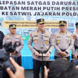 83 Jembatan Merah Putih Tahap II Siap Dibangun, Polda Riau Turunkan 120 Personel