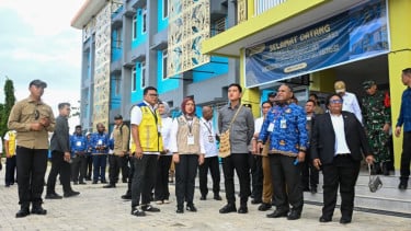 Gibran Cek Pembangunan Rusun ASN di Papua Tengah, Tiap Unit sudah Diisi Perabotan