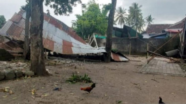 Angin Kencang Terjang Lombok, 12 Rumah Warga Dilaporkan Rusak