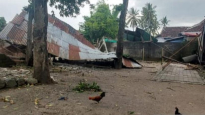 Angin Kencang Terjang Lombok, 12 Rumah Warga Dilaporkan Rusak