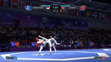 Tim Junior Taekwondo Indonesia Bikin Kejutan di Tashkent, Tembus Perempat Final