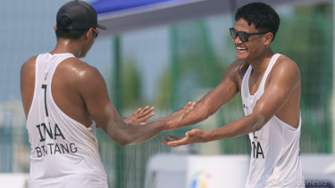 Tim Voli Pantai Putra Indonesia Raih Kemenangan Perdana di Asian Beach Games 2026, Kalahkan Timor Leste