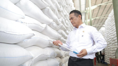 Mentan: Stok Cadangan Beras Pemerintah Tembus 5.000.198 ton Juta Ton