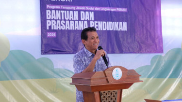 Dukung Lingkungan Belajar Nyaman, Peruri Salurkan Bantuan Pendidikan