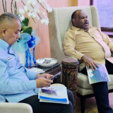 Bupati Yahukimo Temui Ketua Komite BP3OKP di Jakarta, Bahas Pembangunan Infrastruktur Koneksivitas