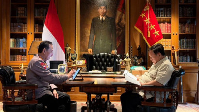 Kapolri Dipanggil Presiden Prabowo ke Hambalang, Bahas soal Apa?
