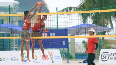 Tim Voli Pantai Indonesia Tancap Gas di Hari Kedua Asian Beach Games 2026