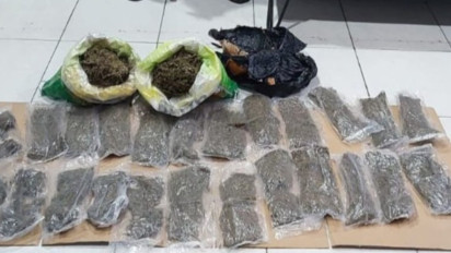 Penumpang KM Dorolonda Tertangkap Usai Bawa 1,07 Kg Ganja