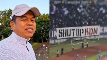 Soal Bobotoh Pasang Spanduk "Shut Up KDM" di Laga Persib Vs Arema, Dedi Mulyadi Santai Bilang Begini