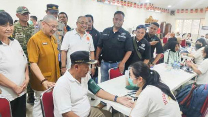 Layanan Kesehatan Gratis, Warga di Jakarta Barat Padati Vihara Hemadhiro Mettavati