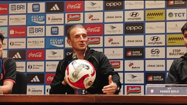 ‎Bermodal Kemenangan Atas Bhayangkara FC, Pelatih Persis Solo Pede Bisa Taklukkan Persija Jakarta ‎