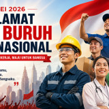 10 Ucapan Selamat Hari Buruh Internasional 1 Mei 2026, Cocok untuk Caption Media Sosial